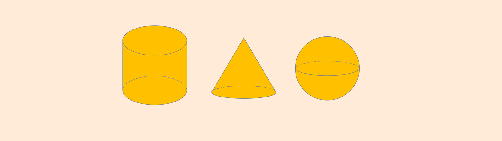 Disegni di alcune figure geometriche solide